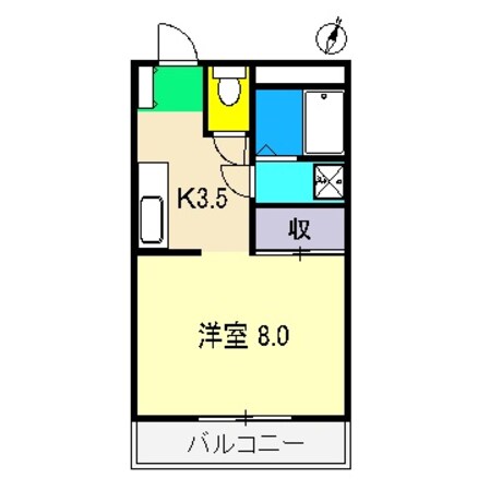 ハイムSS桟橋の物件間取画像